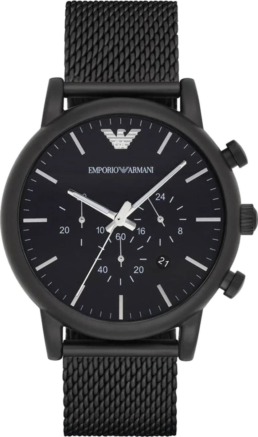 Emporio Armani AR1968 Black Milanese mesh Watch