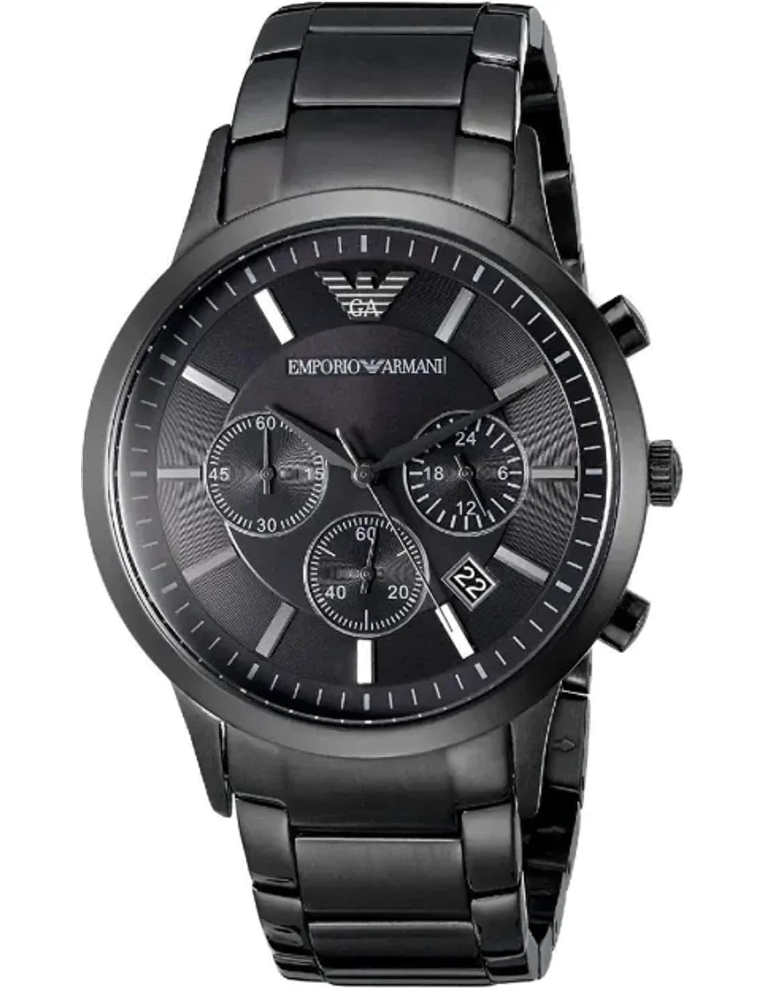 Montre Homme Emporio Armani AR2453 Bracelet et Cadran Noir
