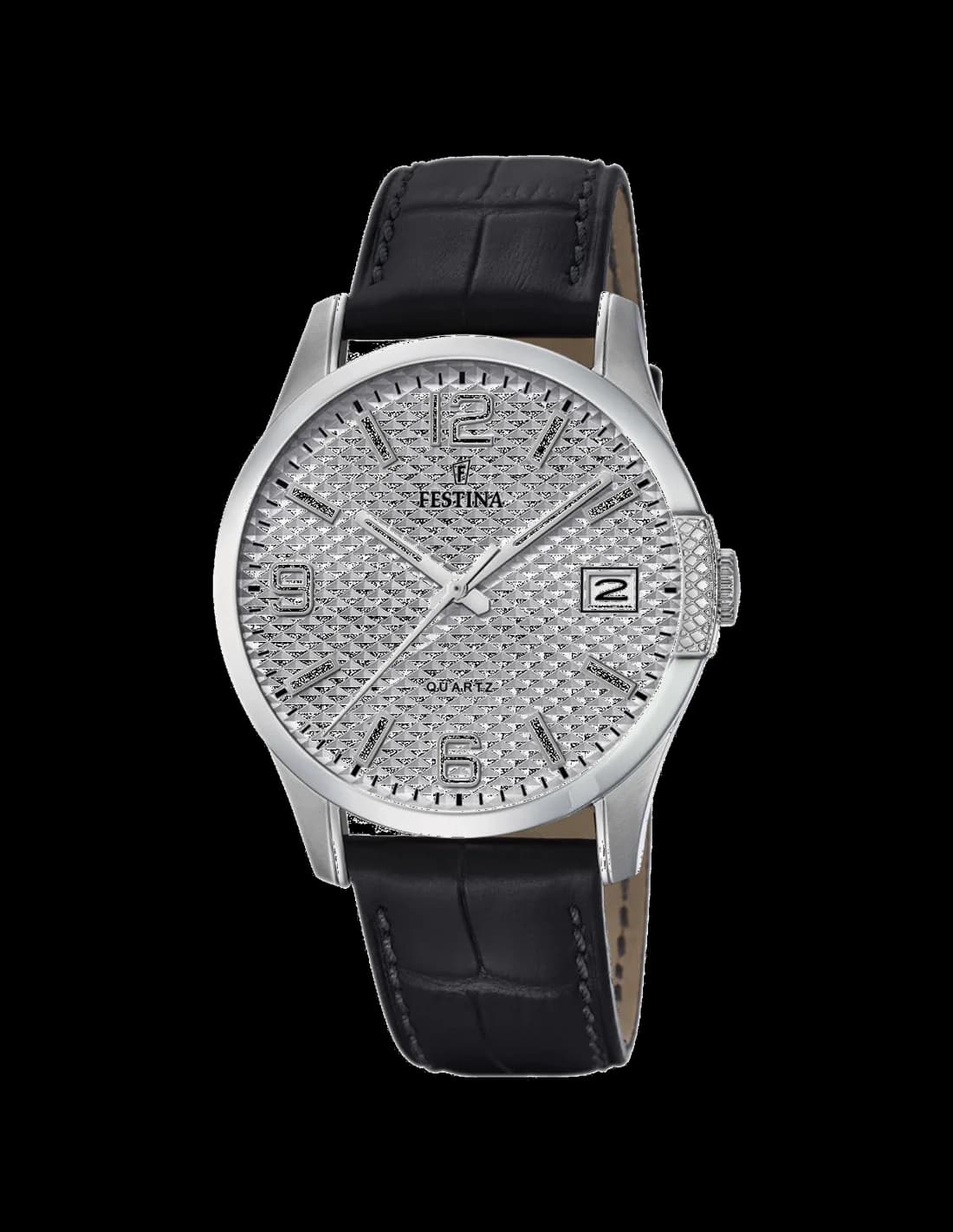 Festina F16982/1 montre homme, cadran blanc avec bracelet cuir