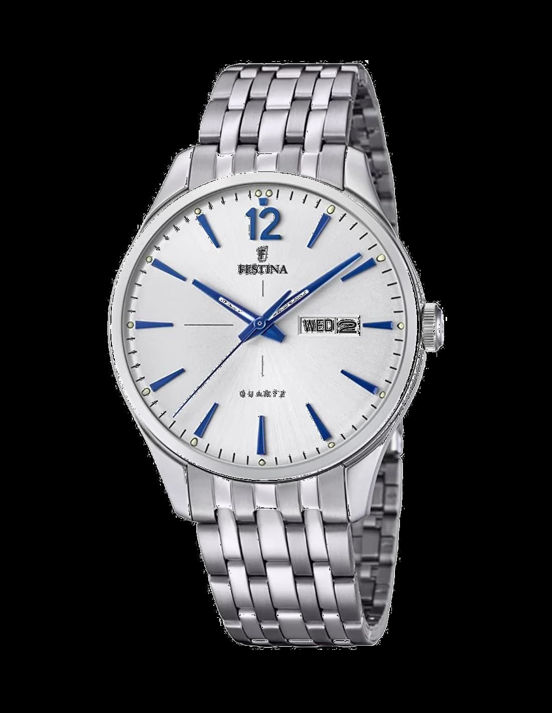 Festina F20204/1 montre homme, cadran argenté, petite seconde