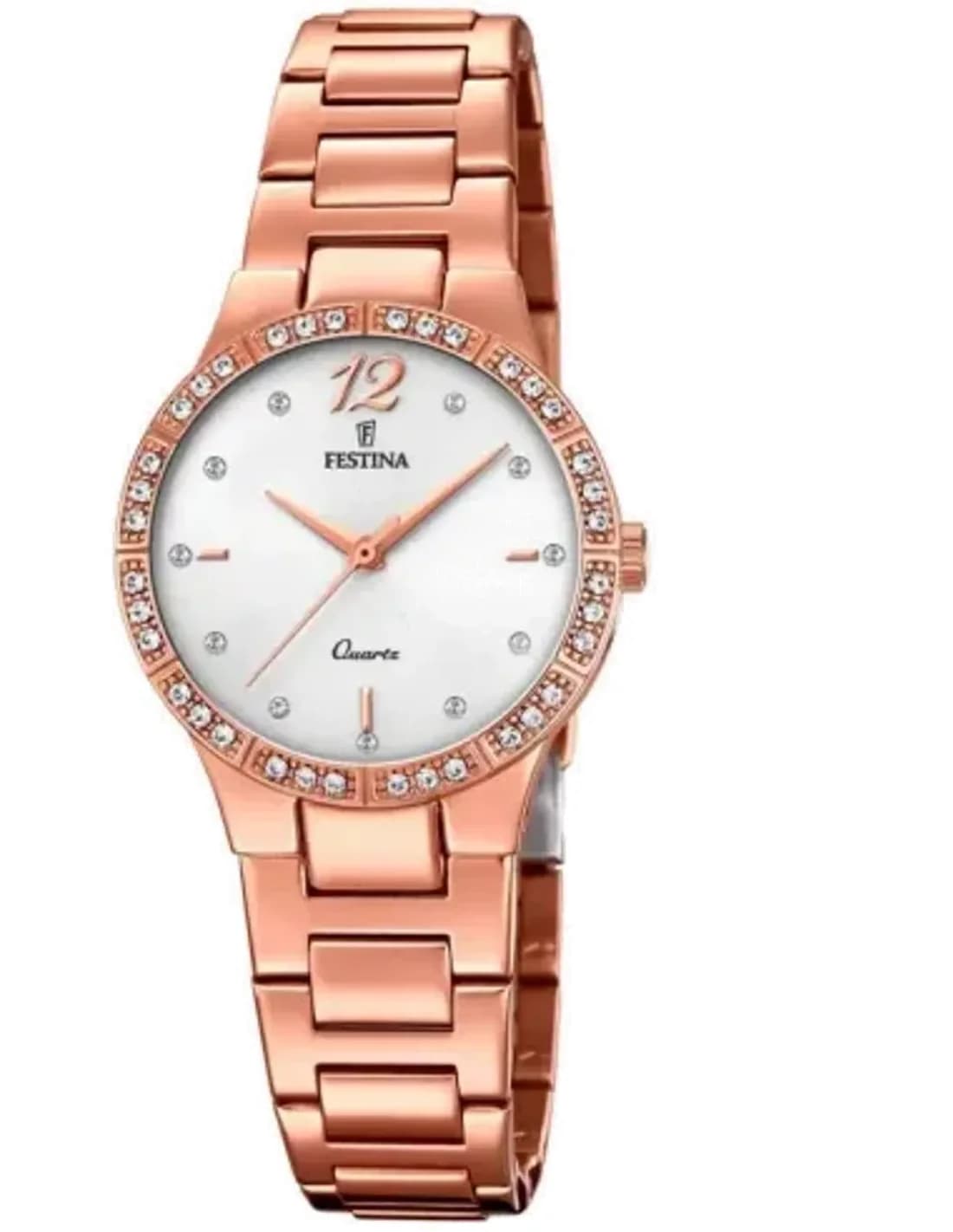 Festina F20242/1 Mademoiselle Stainless Steel and Crystals Women's Watch