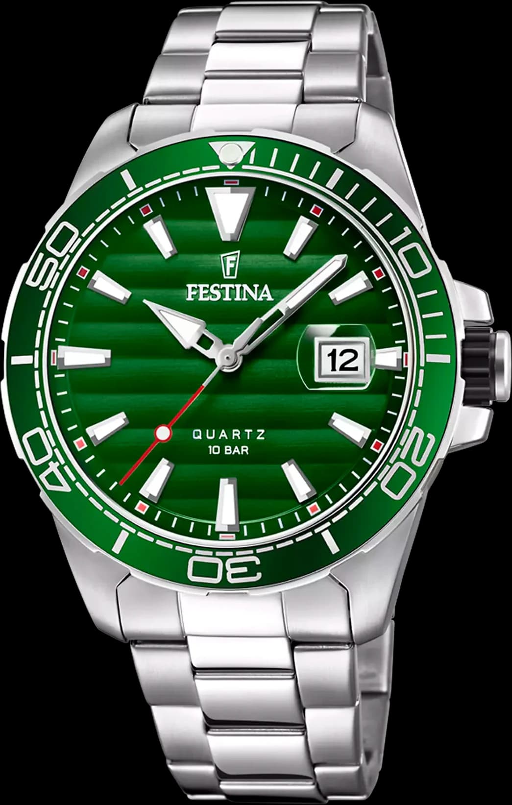 Festina F20360/3 montre homme, au cadran vert classique
