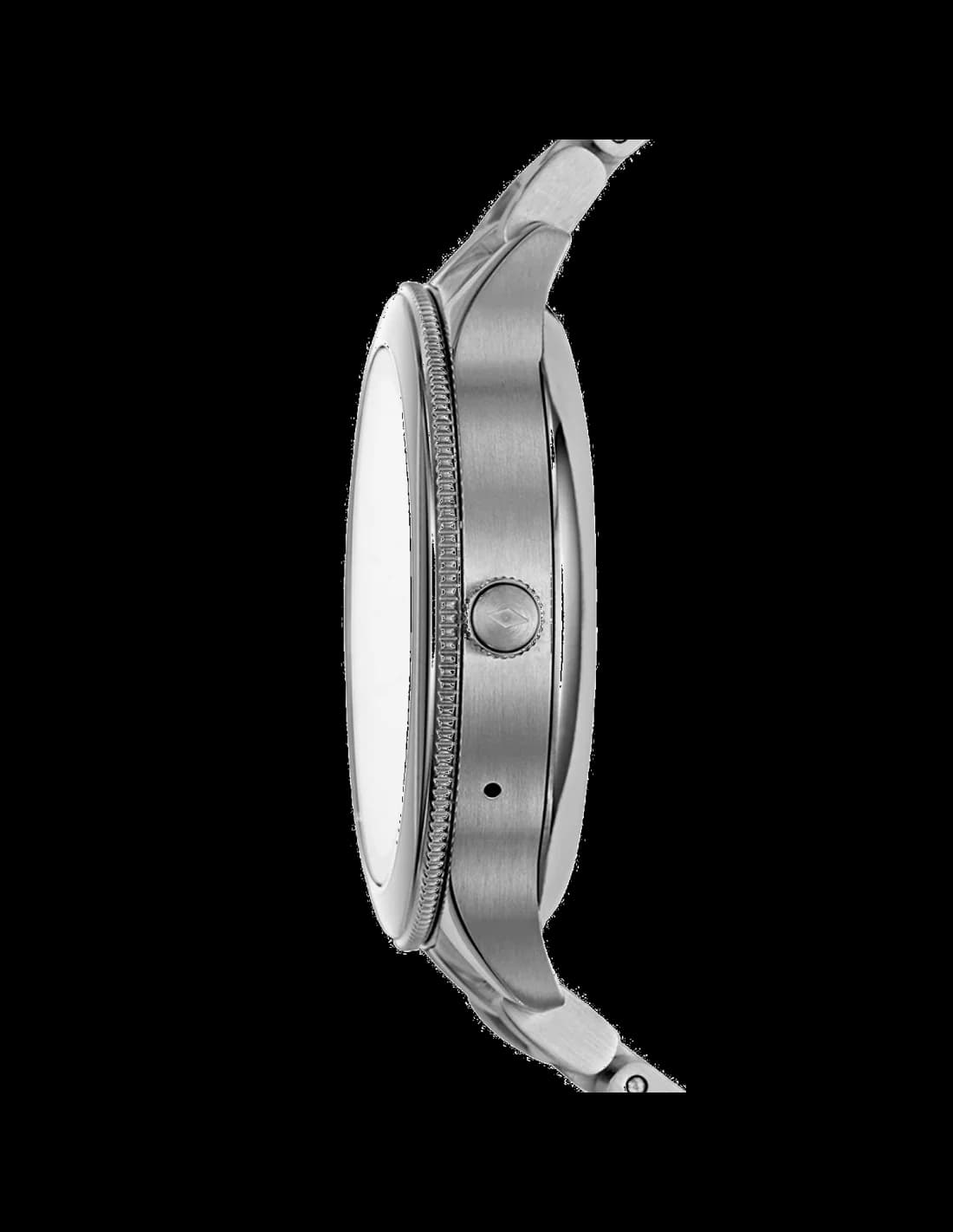 Fossil FTW6003 montre femme, cadran noir sur bracelet acier
