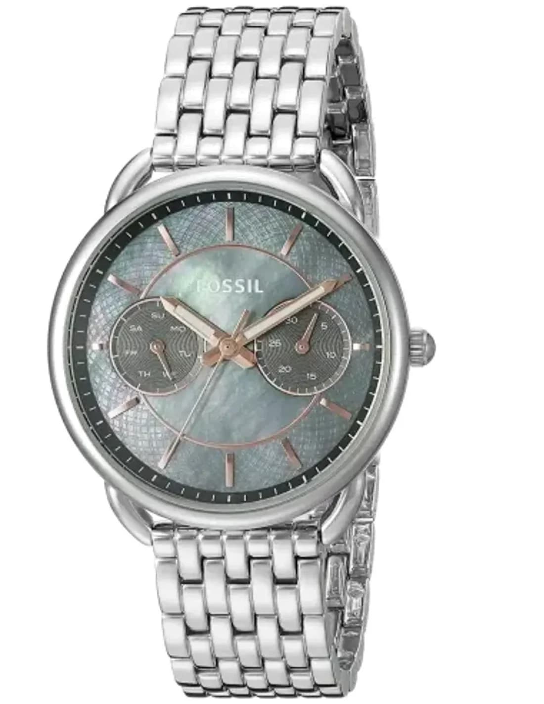 Women's watch Fossil ES3911 Grey Mother of Pearl Dial and Rose Gold