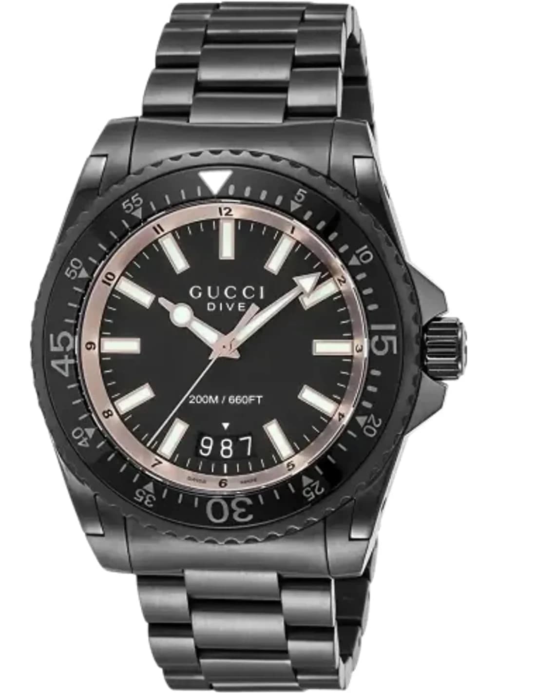 Gucci Dive YA136213 stainless steel men's watch