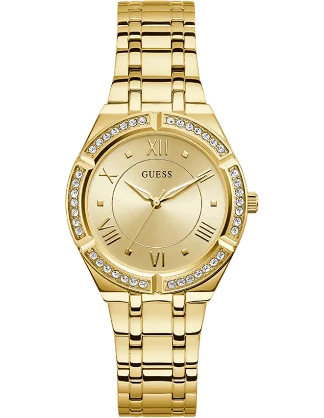 Guess GW0033L2 Watch in gold-plated stainless steel with crystal-set bezel