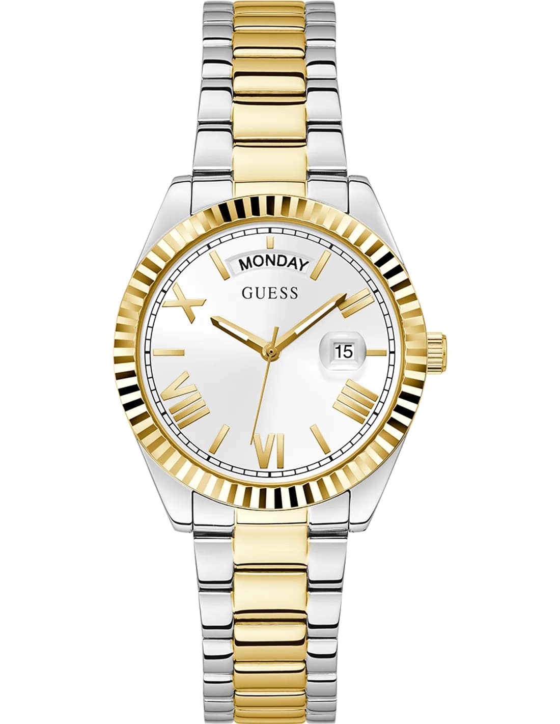 Montre Femme Guess Luna GW0308L6 cadran argenté bracelet acier