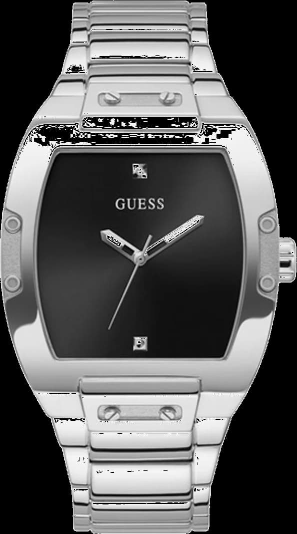 Montre Guess GW0387G1 homme cadran noir bracelet acier