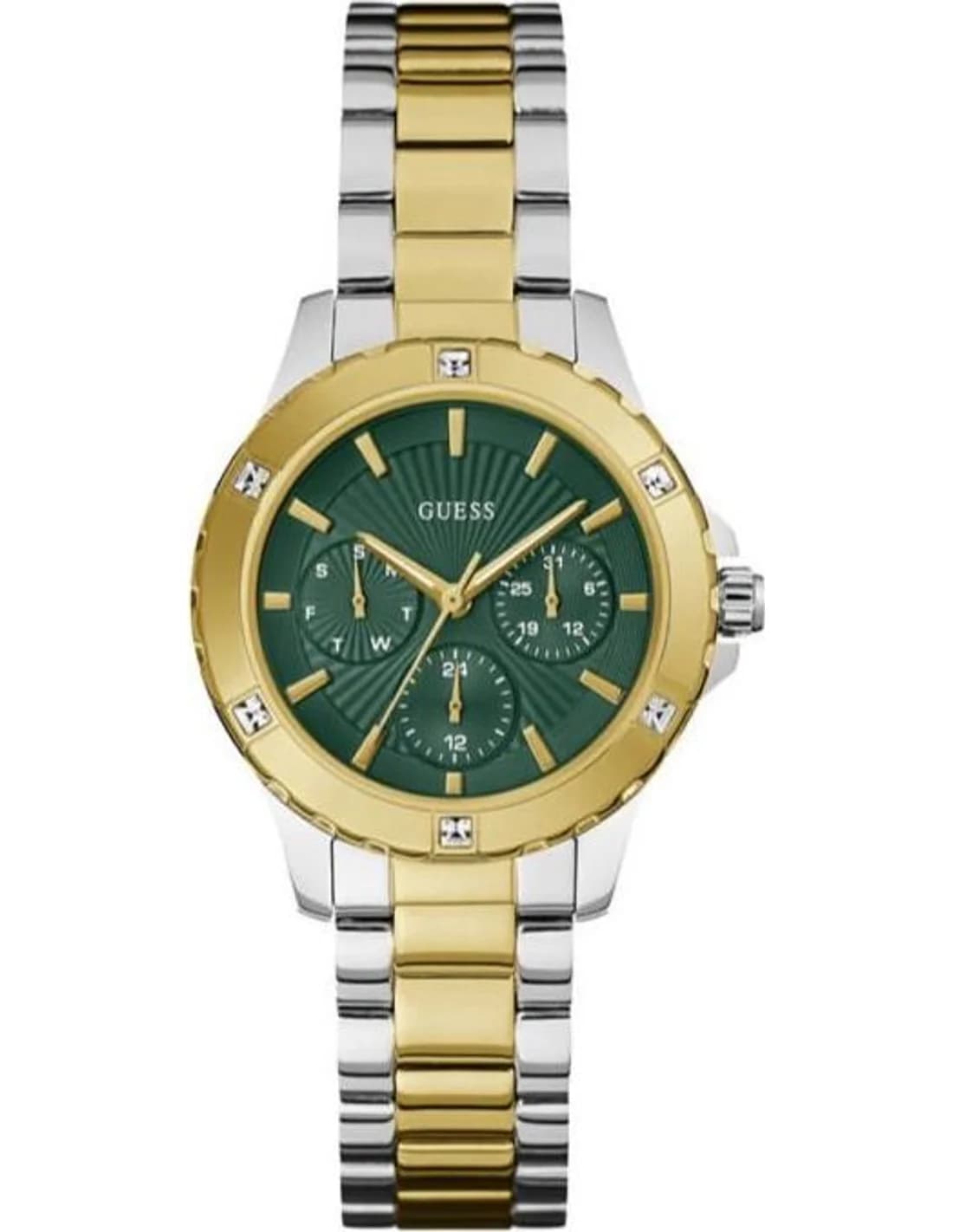 Montre Femme Guess Mist GW0723L1 cadran vert bracelet acier