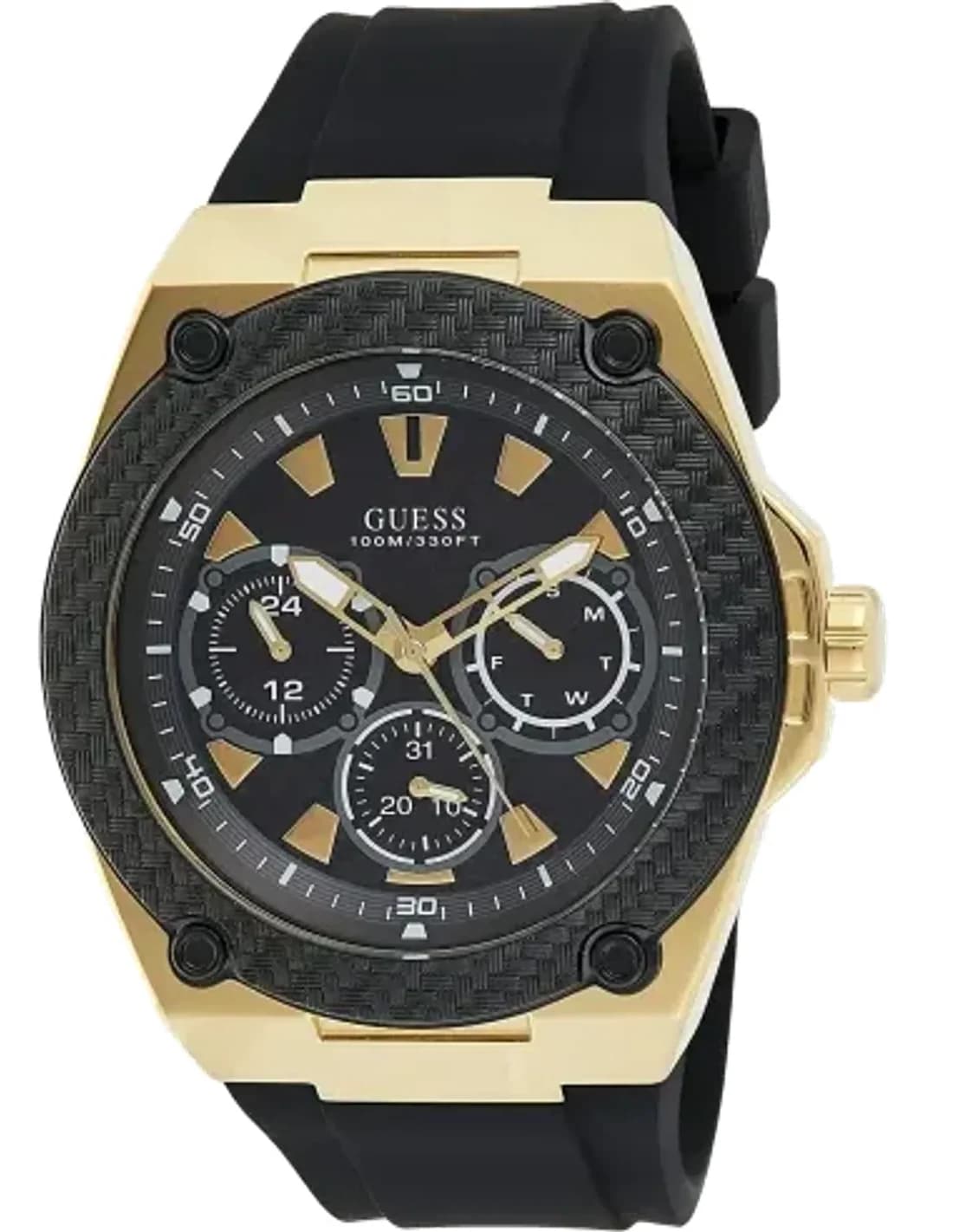 Montre Homme Guess W1049G5 Legacy Chronographe Acier Noir