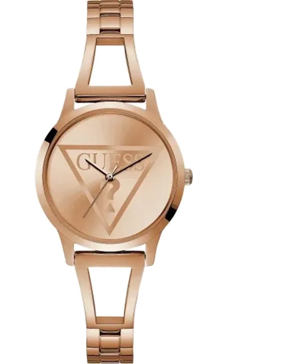 Montre Guess W1145L4 en acier or rose avec bracelet à maillons