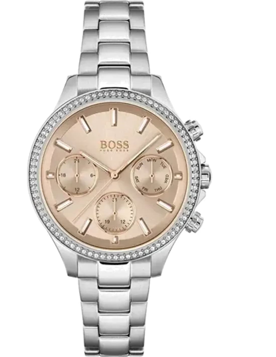 Montre Femme Hugo Boss 1502565 Acier et Cadran Rose Corail