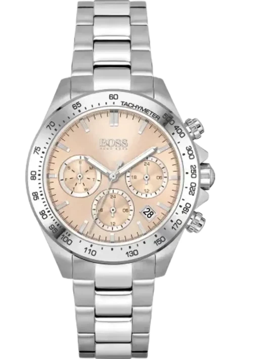 Hugo Boss 1502615 Sport Lux Rose Coral Dial Stainless Steel Watch