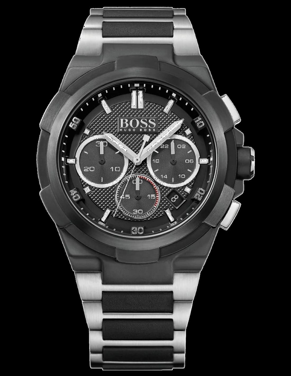 Hugo Boss 1513368 montre homme, cadran gris, bracelet acier inoxydable