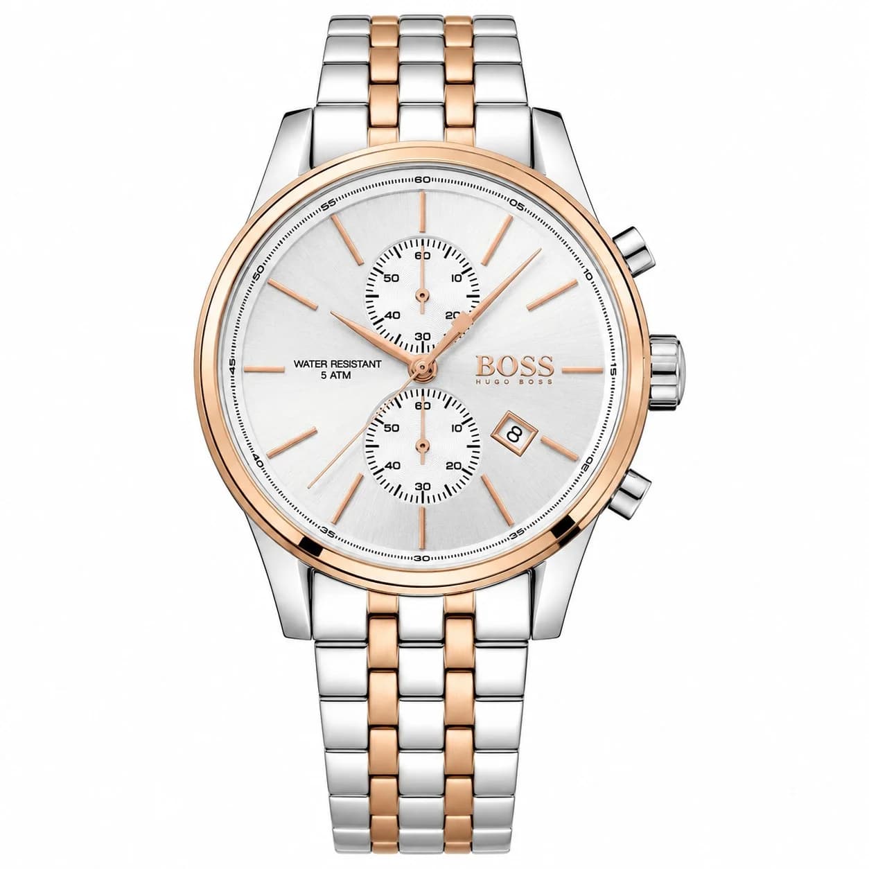 Montre Homme Hugo Boss Jet 1513385 Bracelet acier et or Rose