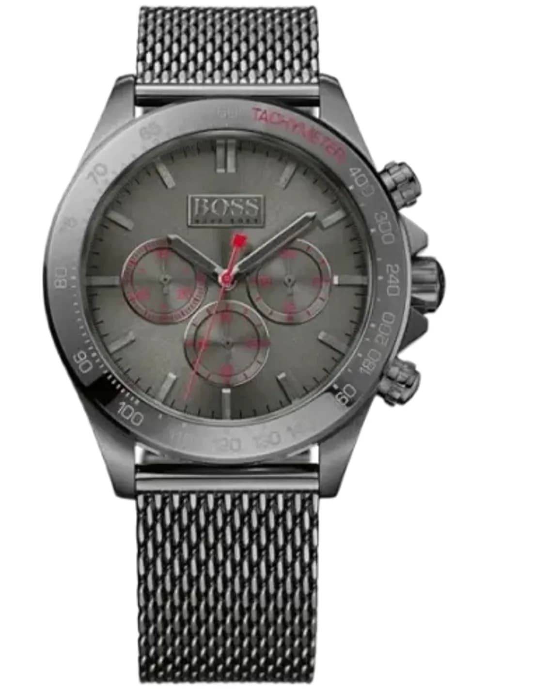 Hugo Boss 1513443 Watch with Grey Milanese maille milanaise Strap