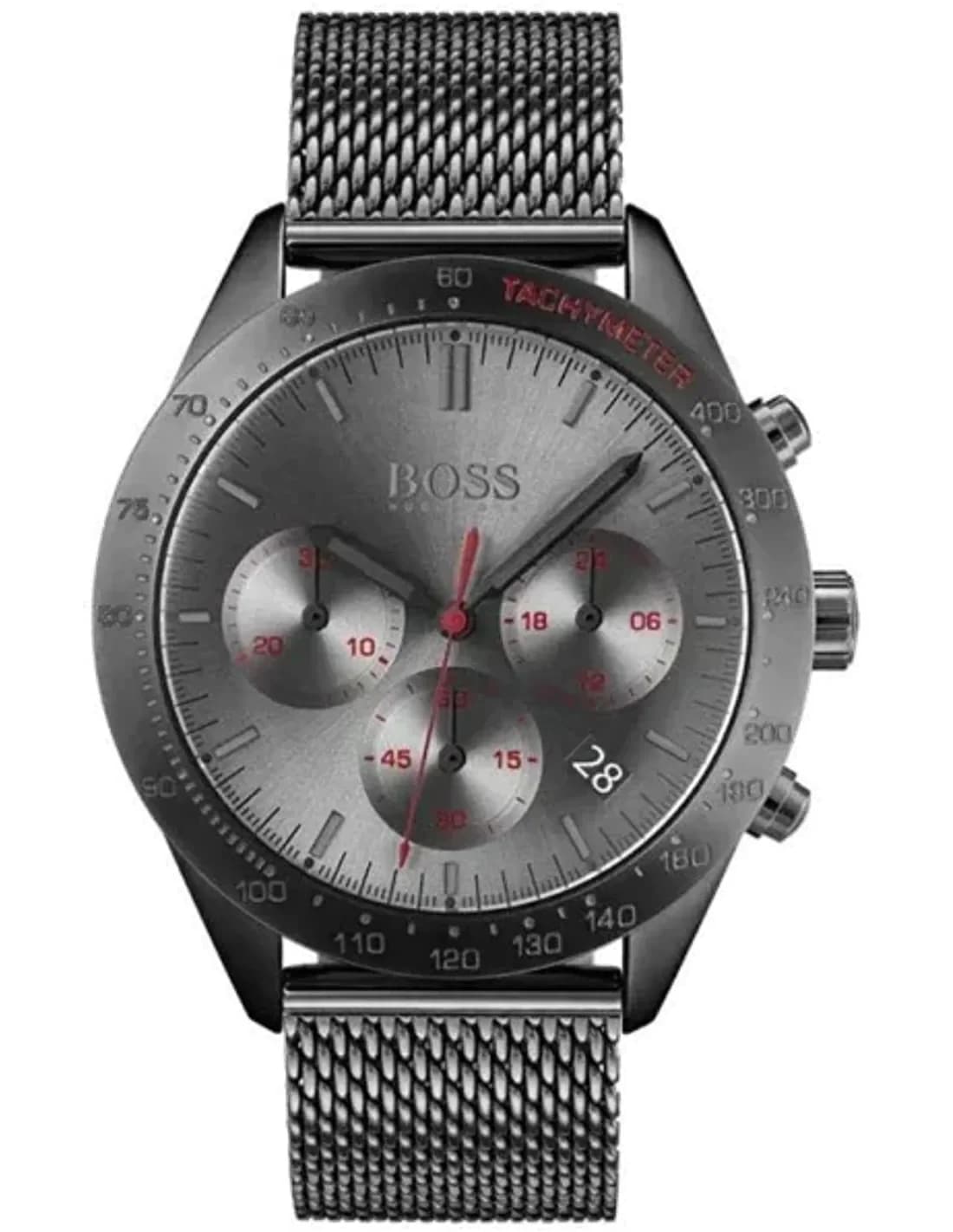 Hugo Boss 1513637 Anthracite Grey Chronograph Stainless Steel Watch