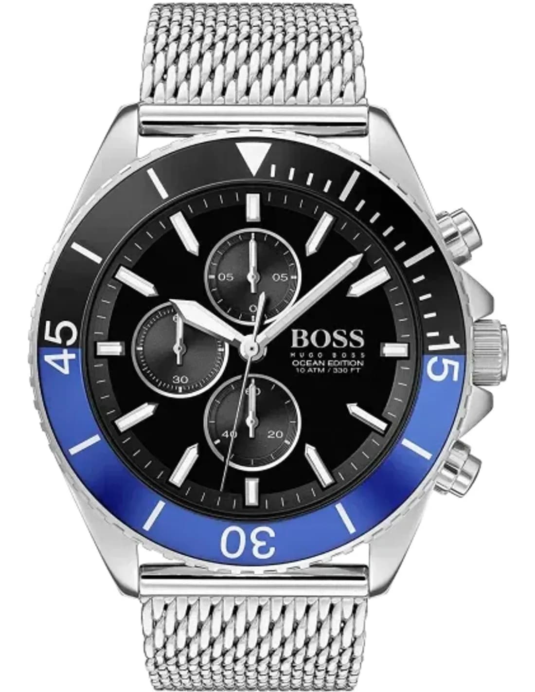 Men's Watch Hugo Boss 1513742 Ocean Edition with Milanese maille milanaise