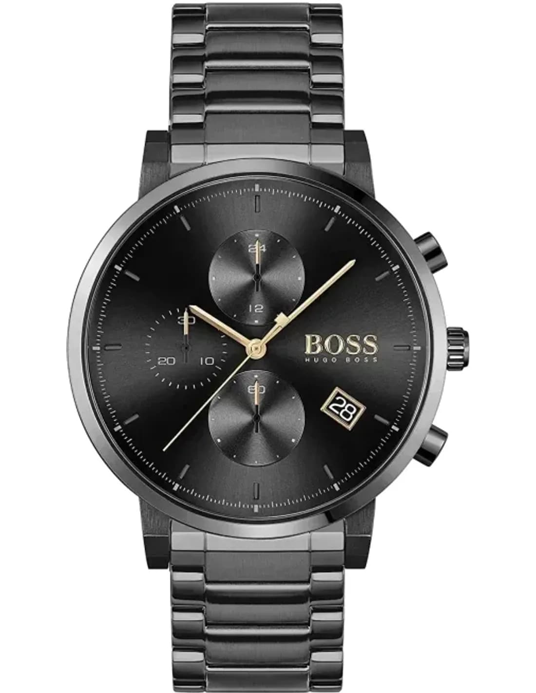 Hugo Boss Integrity 1513780 Chronograph Men's watch in Black Stainless Steel