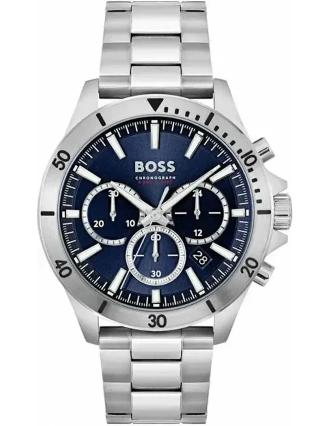 Hugo Boss 1514069 montre homme, à cadran bleu multifonctions