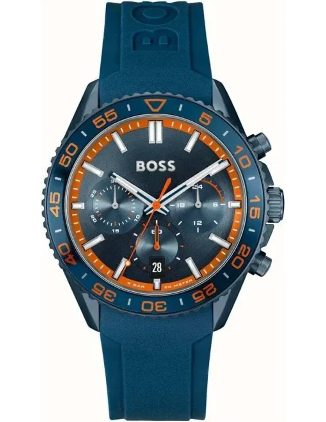 Hugo Boss 1514142 montre homme, index et aiguilles blancs, compte-tours