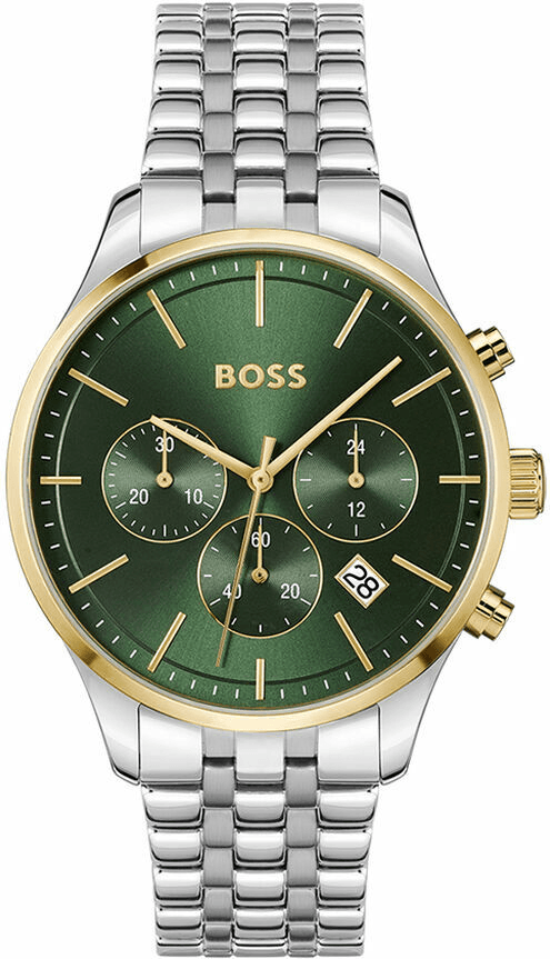 Hugo Boss 1514159 montre homme, au cadran vert foncé