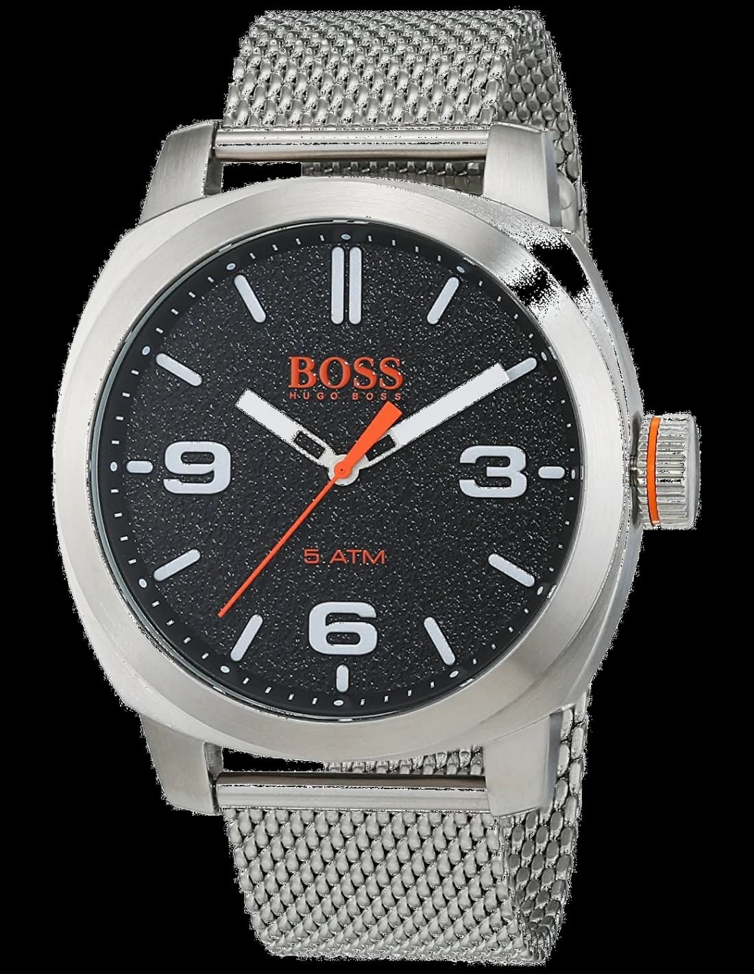 Hugo Boss Orange 1550013 montre homme, cadran noir avec chiffres romains