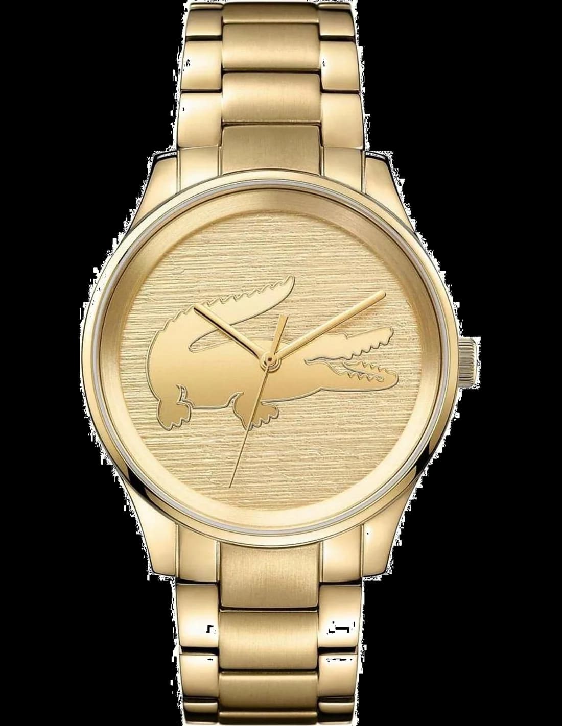 Lacoste 2001016 montre femme, cadran doré, bracelet acier doré