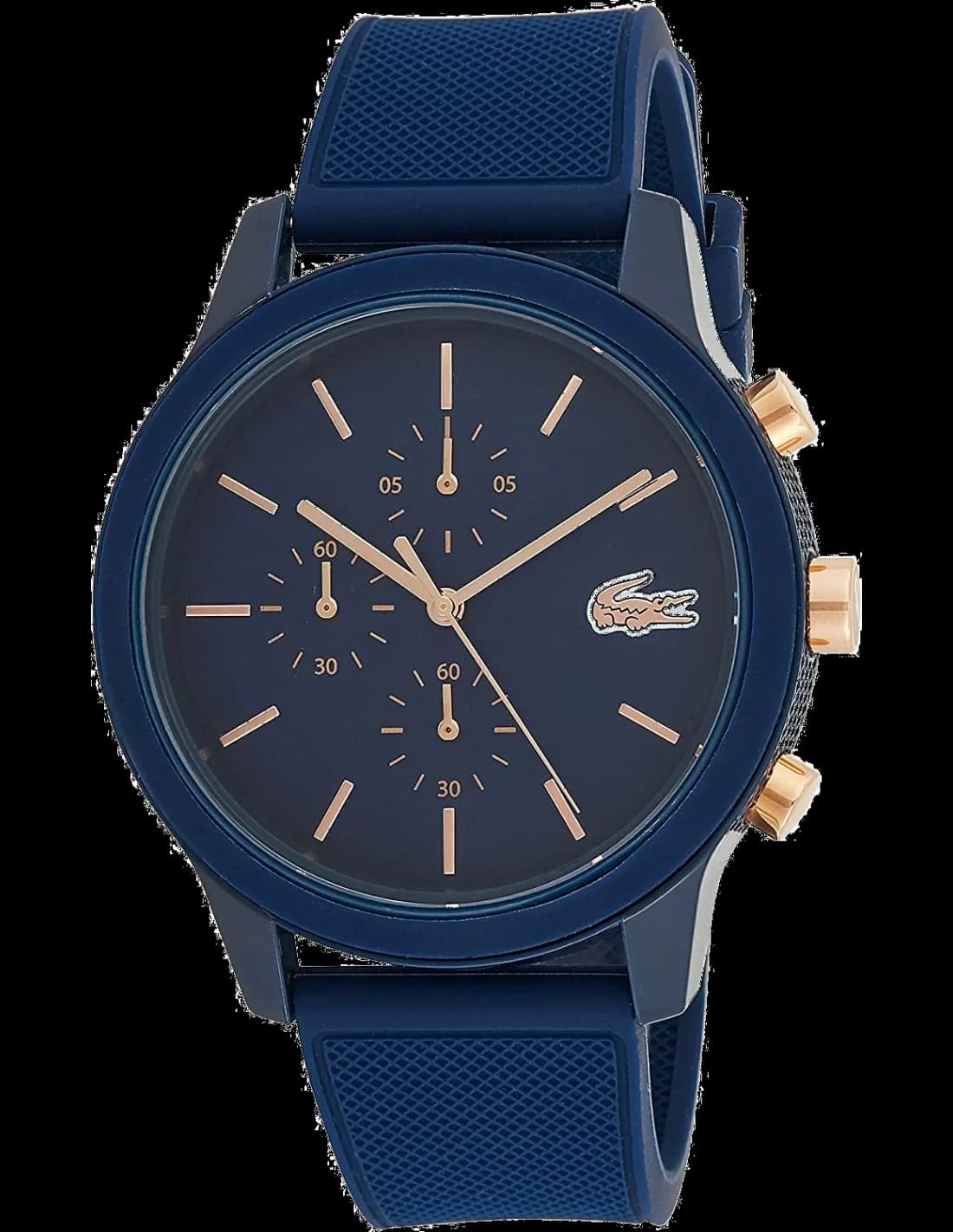 Lacoste 2011013 montre homme, cadran bleu, bracelet silicone sport