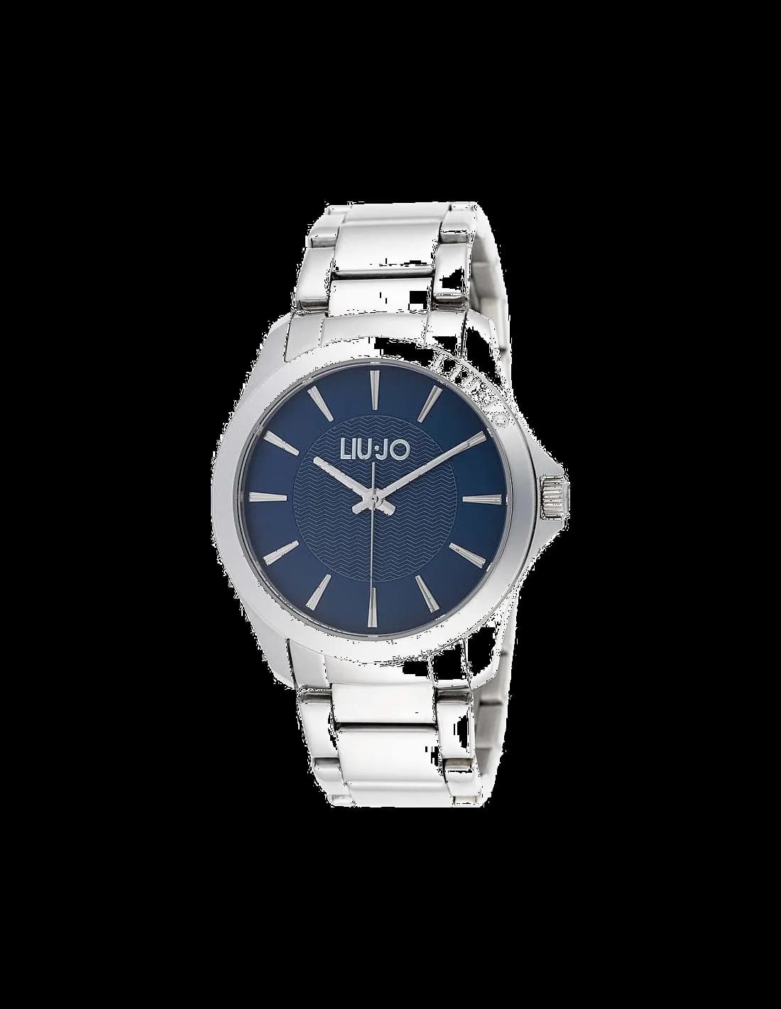 Liu Jo Luxury TLJ813 montre homme, au cadran bleu et bracelet acier