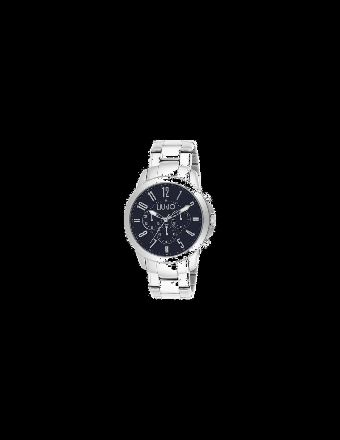 Liu Jo Luxury TLJ829 montre homme, au cadran bleu et bracelet acier