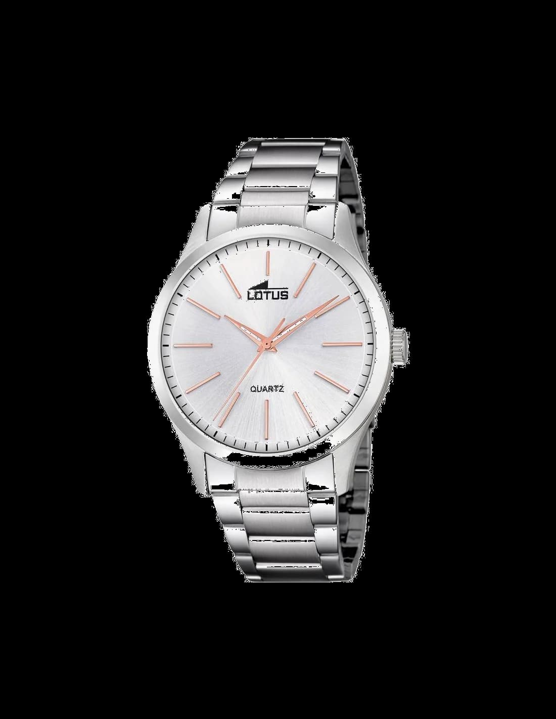 Lotus L15959/5 montre homme, cadran argent et bracelet acier