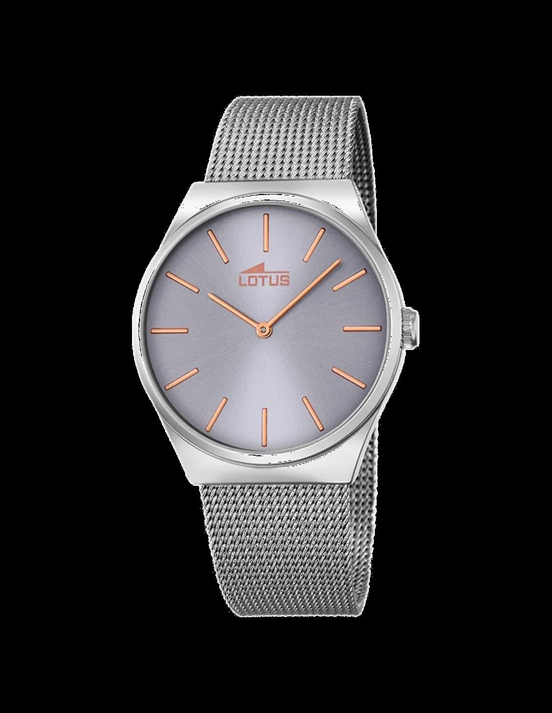 Lotus L18285/2 montre homme, cadran argent sur bracelet acier