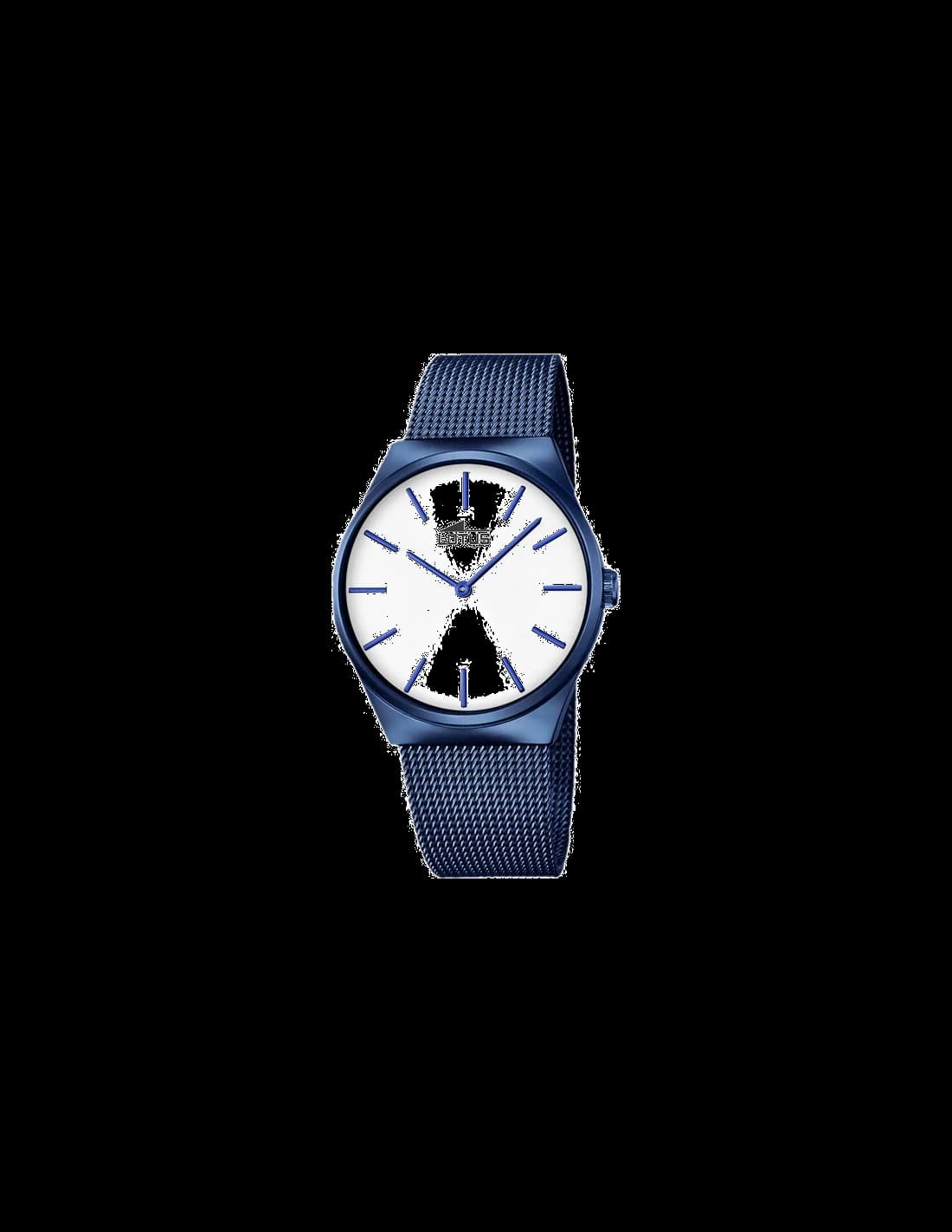 Lotus L18287/1 montre homme, cadran blanc, bracelet acier
