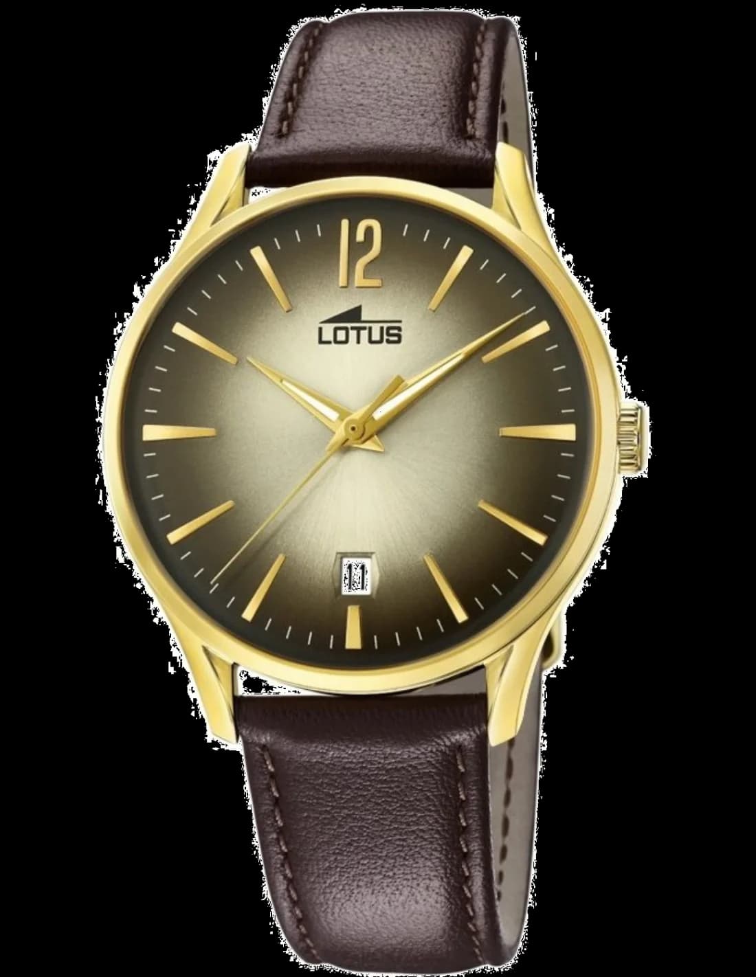 Lotus L18403/2 montre homme, cadran gris sur bracelet cuir