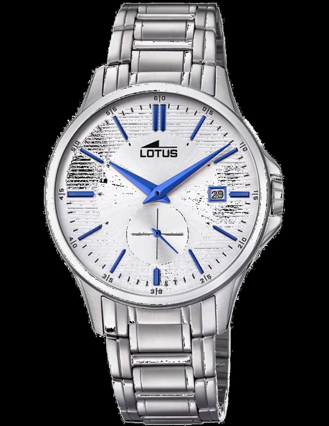 Lotus L18423/1 montre homme, cadran argent et bracelet acier