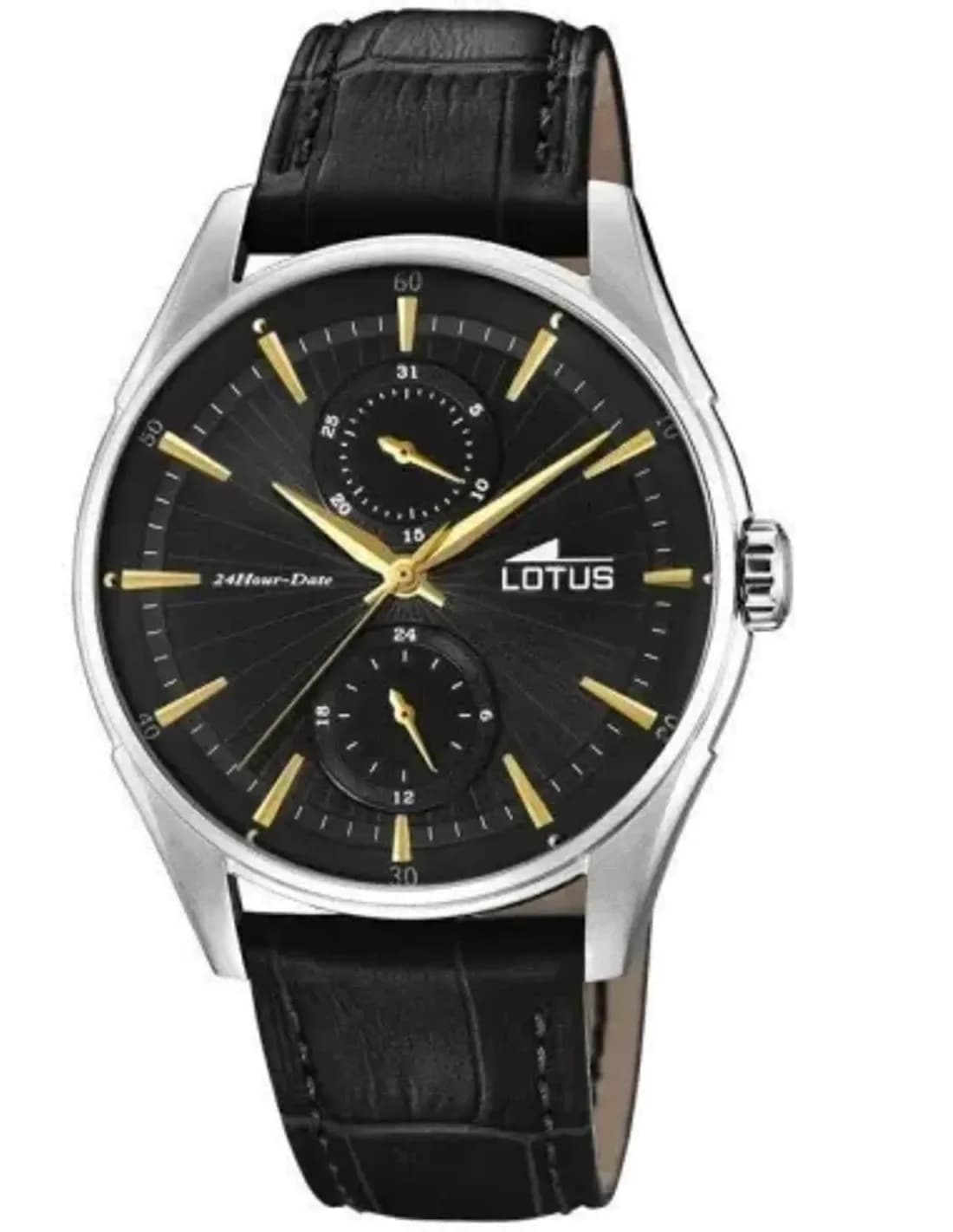 Lotus L18523/4 Chronograph Stainless Steel Watch with Deep Blue Dial