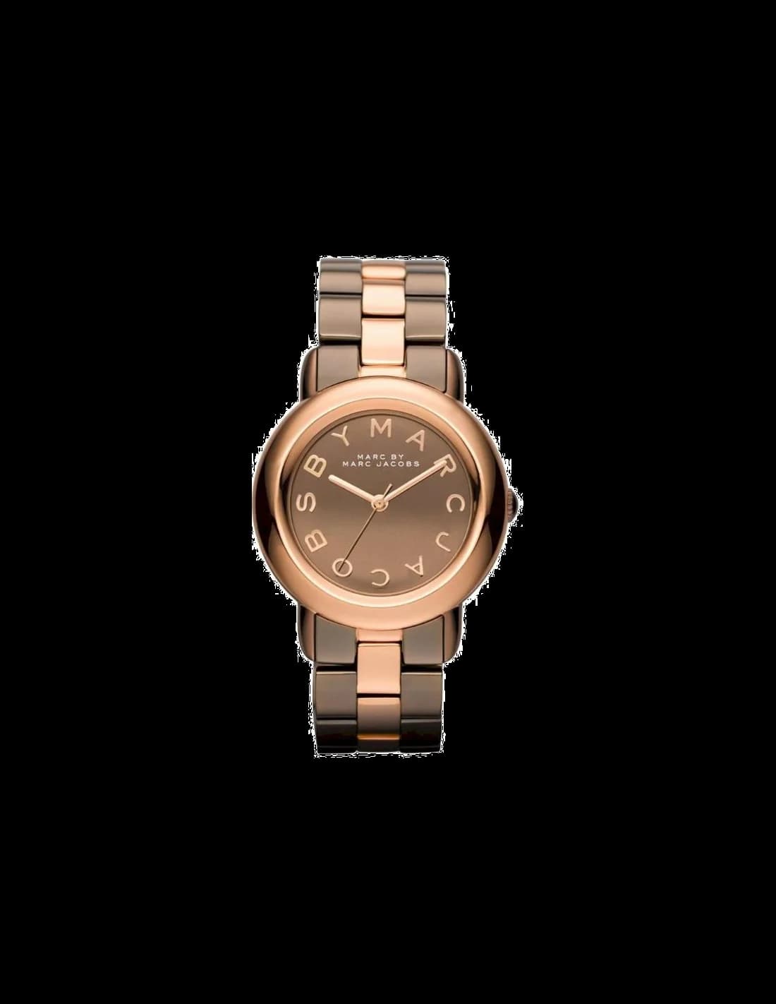 Marc Jacobs MBM3171 montre femme, cadran marron bi-ton or rose
