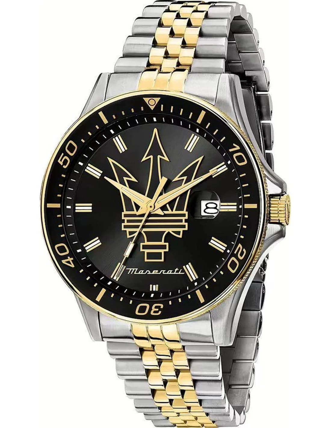 Montre Maserati R8853140009 homme cadran noir bracelet acier