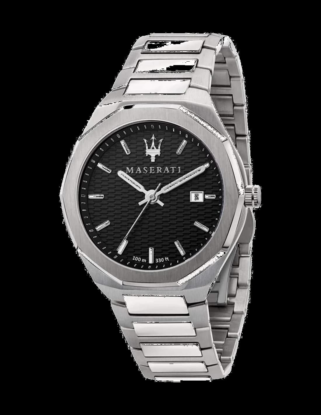 Maserati R8853142003 montre homme, acier inoxydable cadran noir bracelet