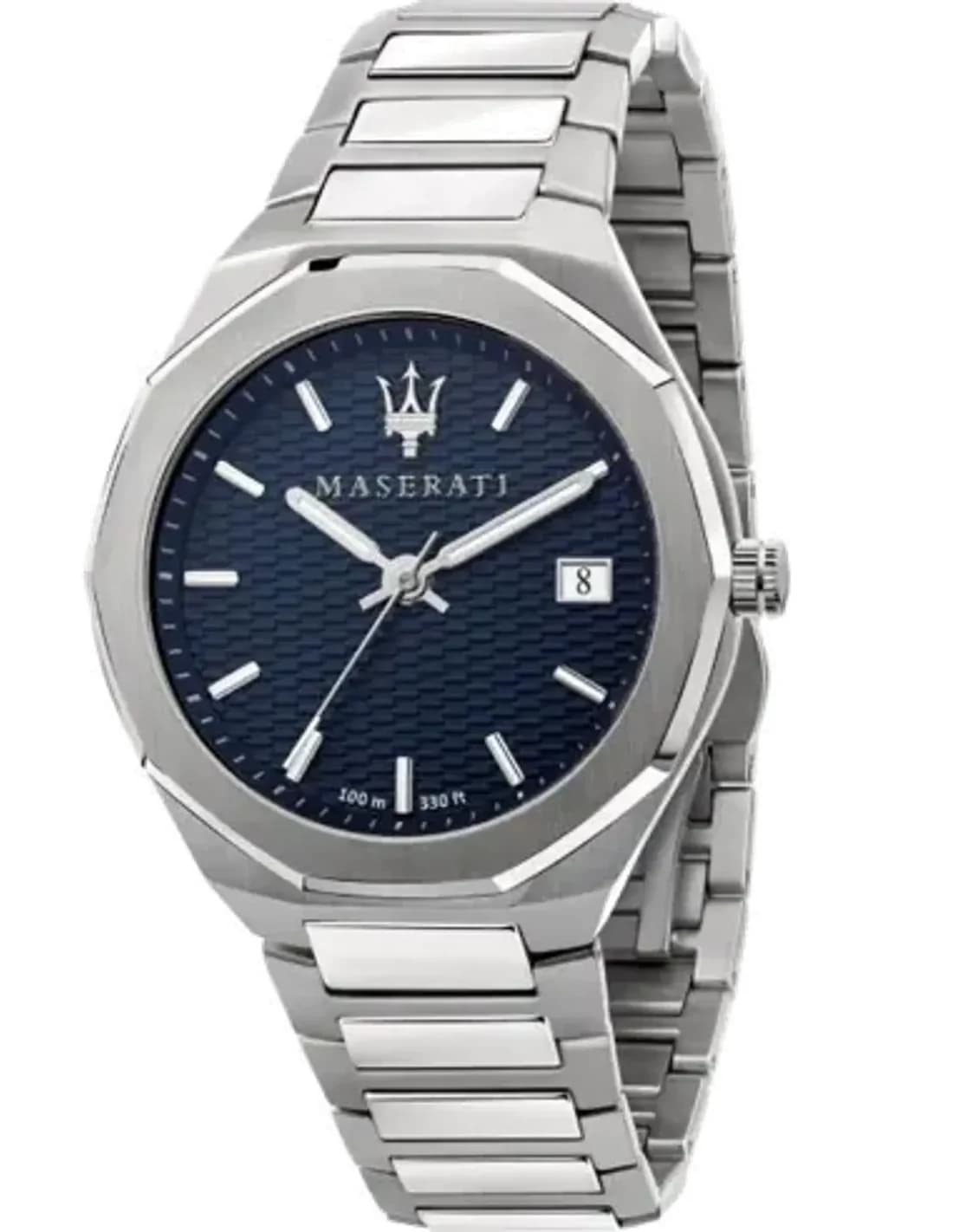 Maserati Stile R8853142006 Men's Watch Blue Octagonal Dial