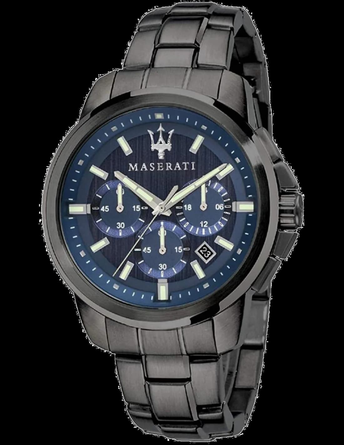 Maserati R8873621005 montre homme, cadran bleu sur acier inoxydable