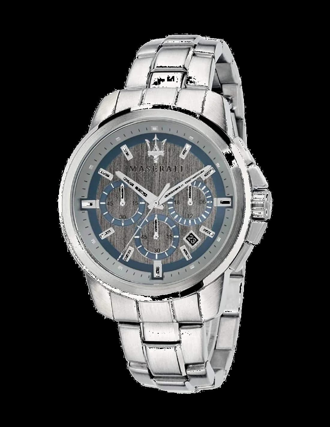 Maserati R8873621006 montre homme, acier argenté, cadran argent, sobriété classique