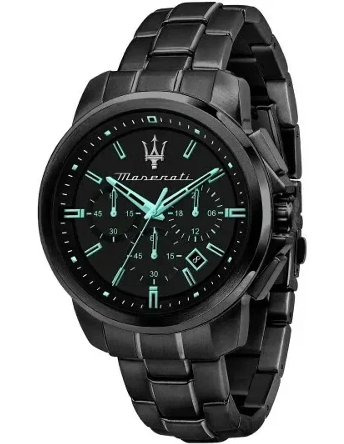Montre Maserati R8873644003 homme cadran noir bracelet acier