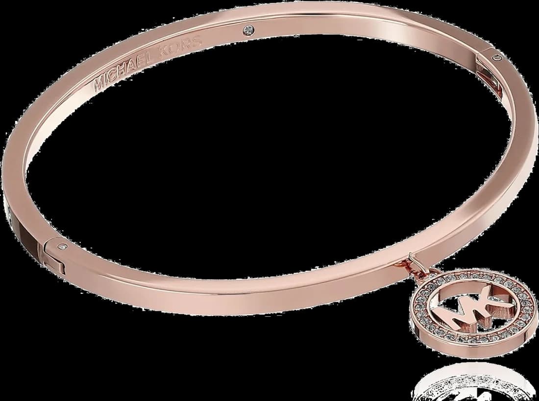 Michael Kors MKJ4838791 montre femme, cadran argenté, bracelet acier strassé