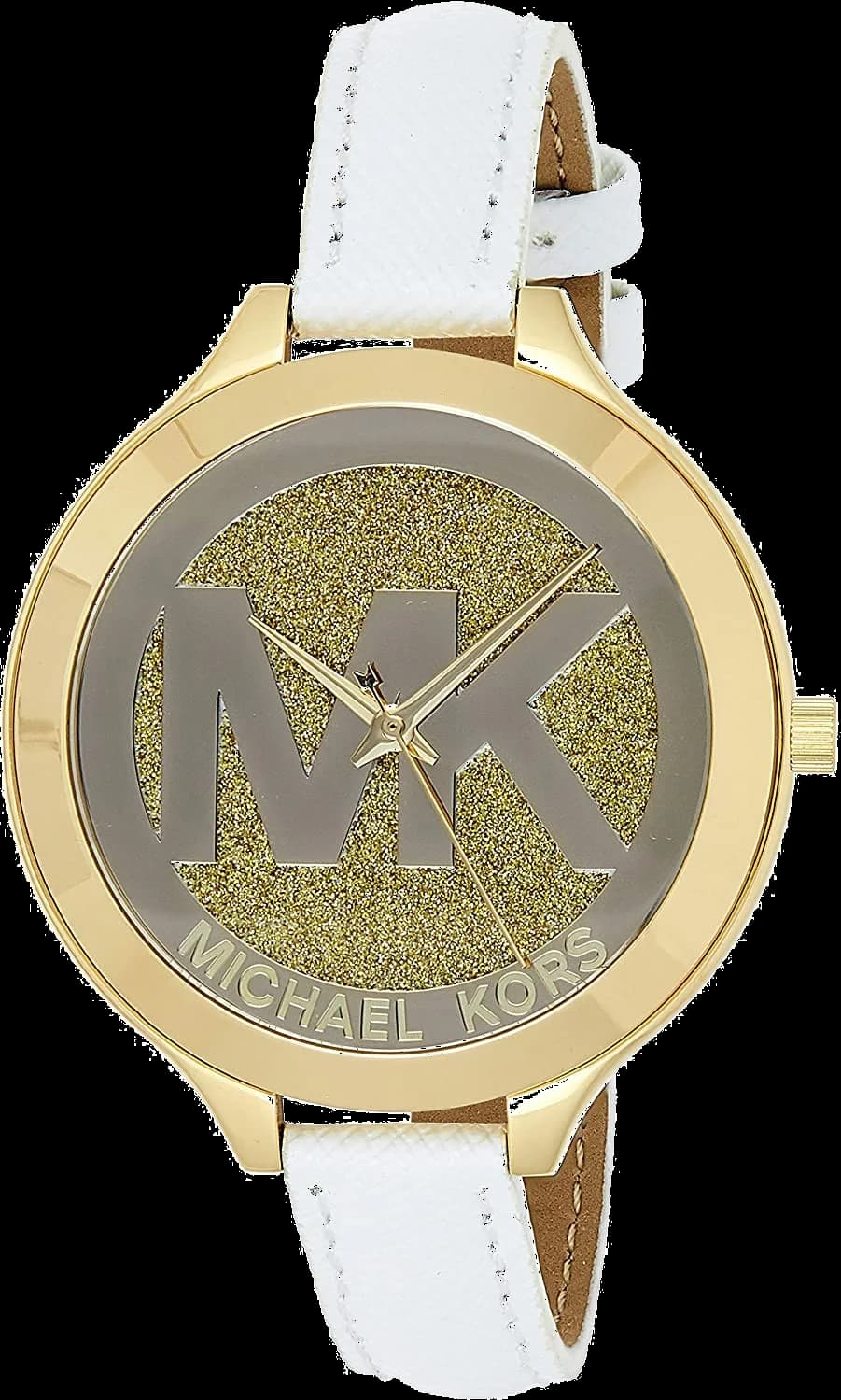 Montre Michael Kors MK2389 Runway Blanche au design épuré