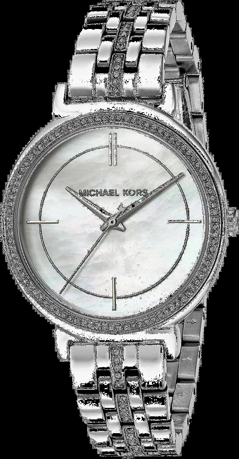 Michael Kors MK3641 montre femme, cadran nacre et bracelet acier
