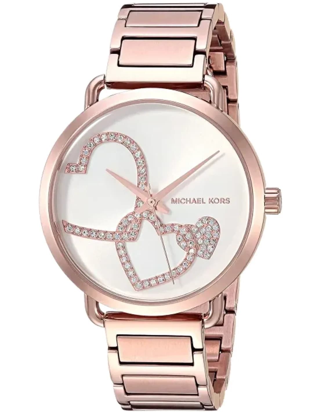 Michael Kors Portia MK3825 rose gold steel watch