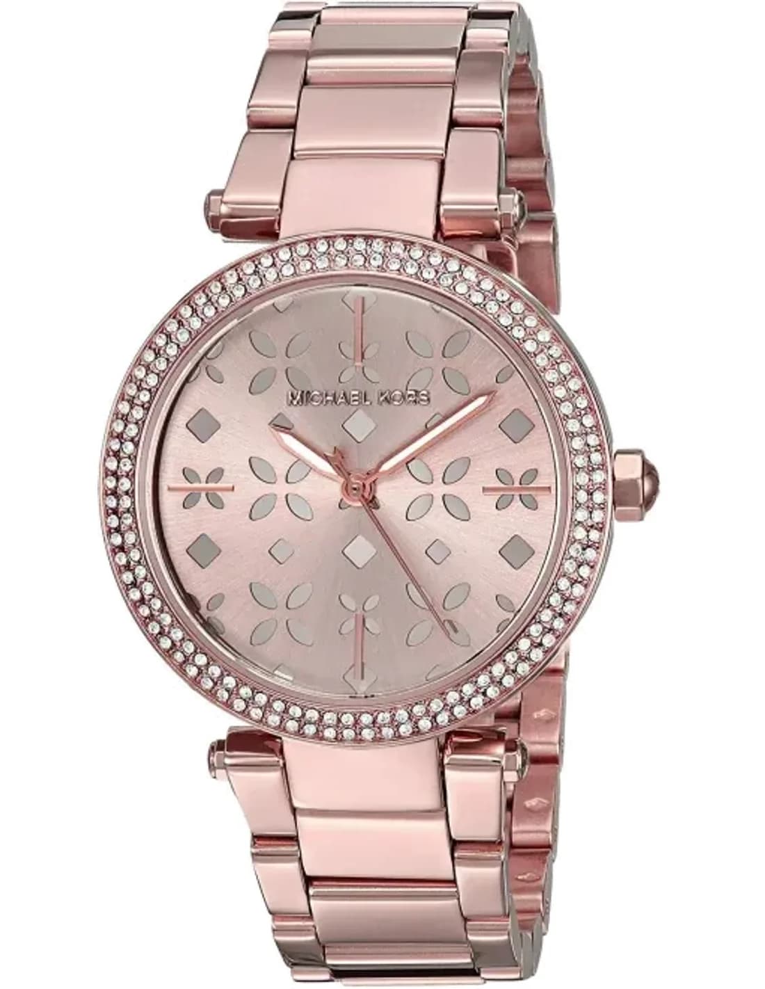 Montre Michael Kors MK6470 en Acier Or Rose à Motifs Floraux