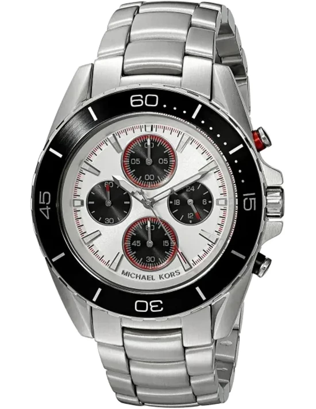 Michael Kors MK8476 Jet Master Men's Watch with multi-function dial and sport strap